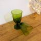 Pair of large glass-shaped vases
