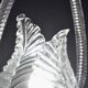 Set of 2 Pink and Transparent Murano Glass Chandelier by Barovier e Toso, 1950s