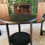 Round tripod art deco coffee table