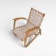 Chaise longue sculpturale en bois cintré par Jan Vaněk pour UP Zavody, années 1930.