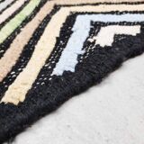 Moroccan Berber kilim Zanafi colorful new 100% wool 3.24x1.97m