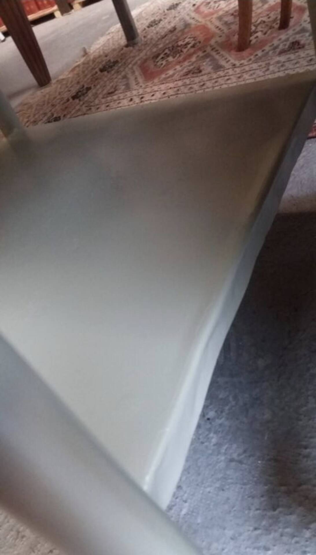 Pair of metal bedside tables from the 1950s.