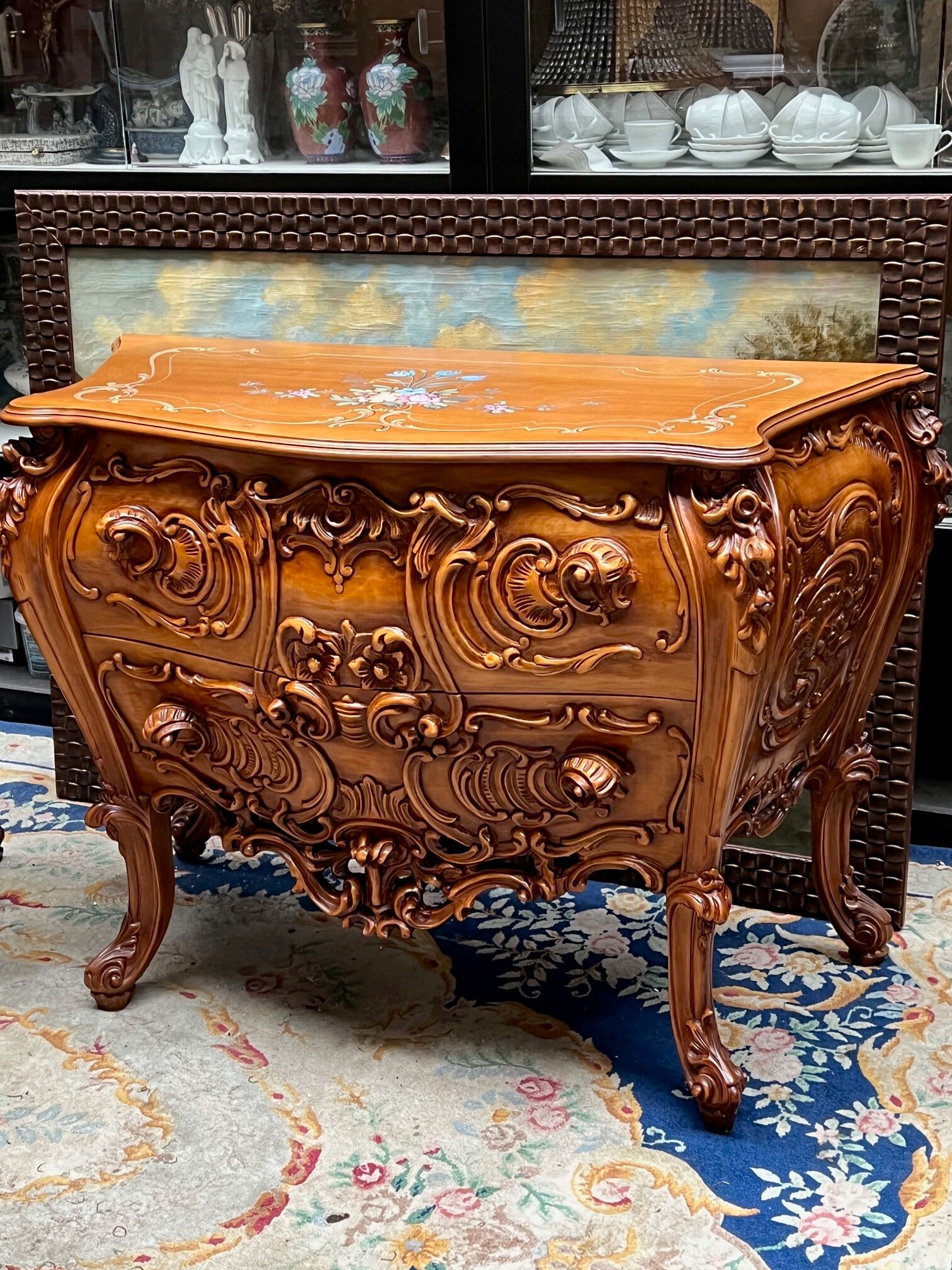 Rococo style chest of drawers