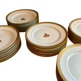 Service assiettes porcelaine de Paris Bourgeois Saint-Honoré 1880