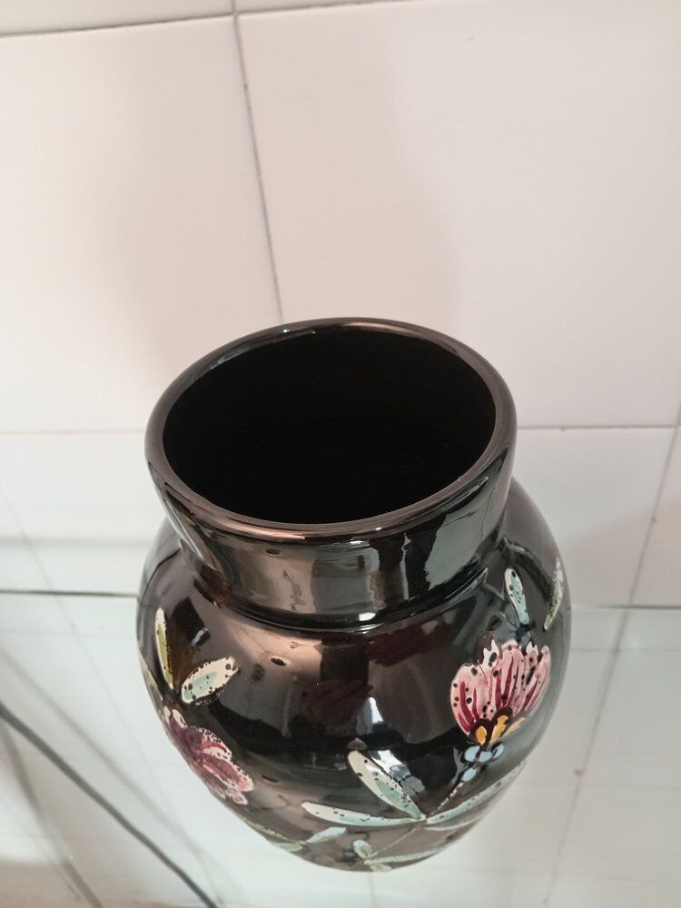Vintage ceramic vase from Flavia Montelupo, 1980s