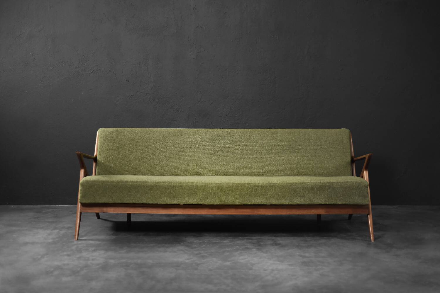 Vintage Danish 3-seater canapé from the mid-century, designed by Poul Jensen for Selig.