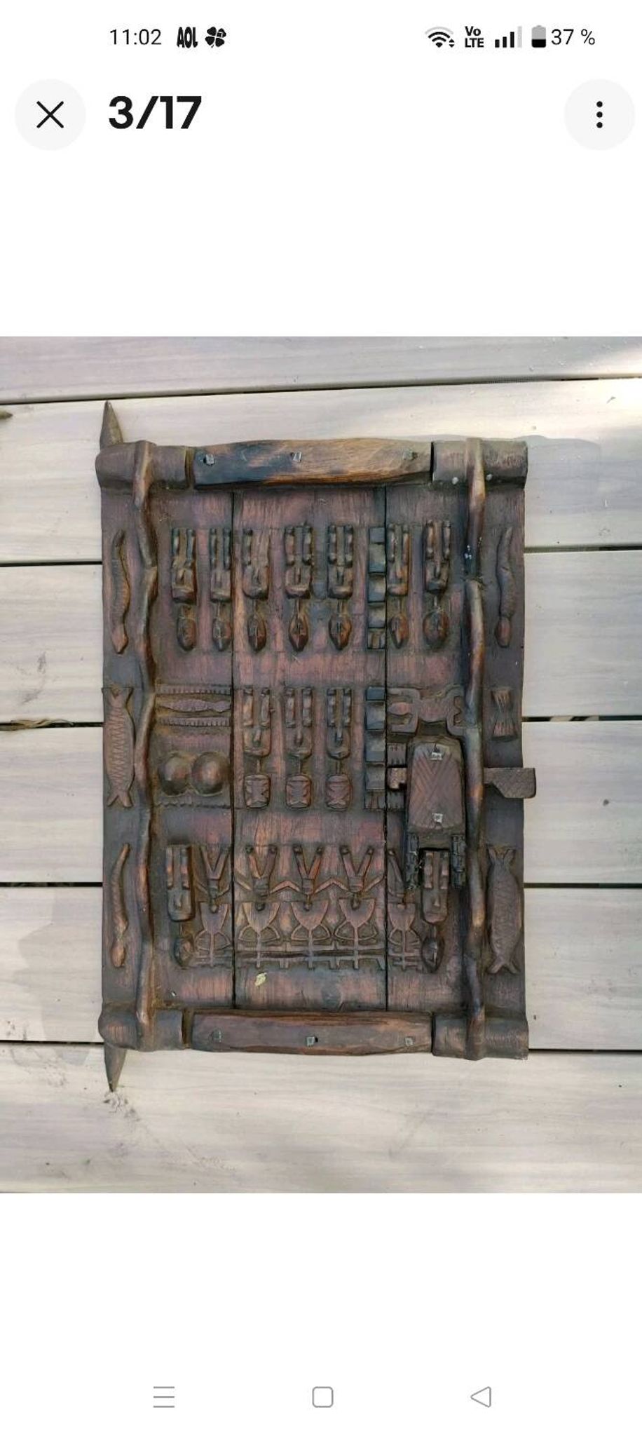 Grain loft door DOGON MALI sculpture African Art