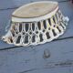 open porcelain basket fruit cup floral pattern
