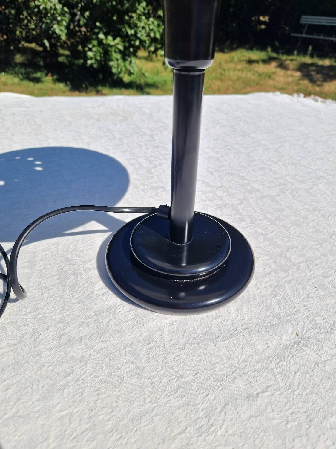 Lampe de bureau champignon Aluminor, années 80