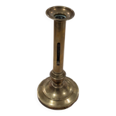 Antique Candle Holder Brass Push Candle 19th Century Vintage Chandelier