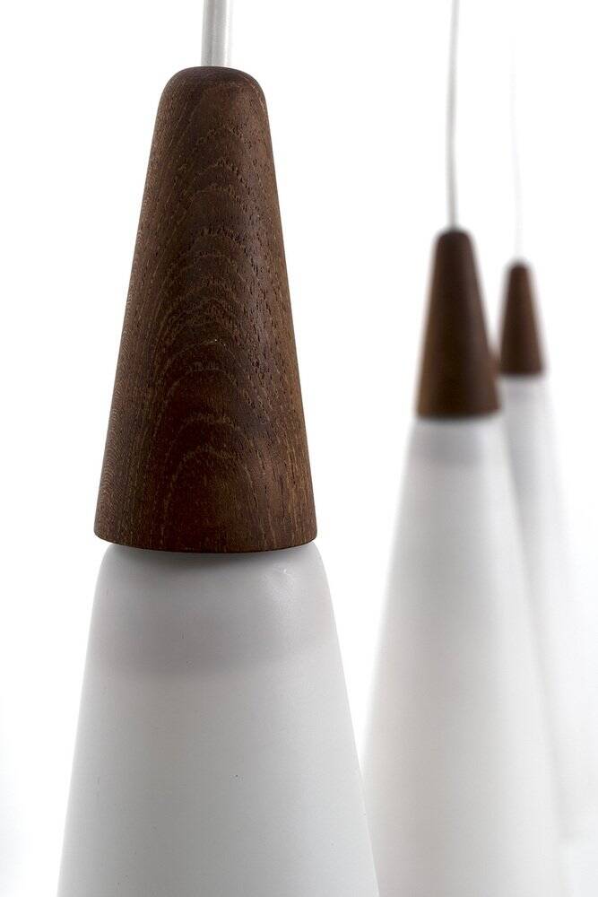 Danish Teak Hanging Light
