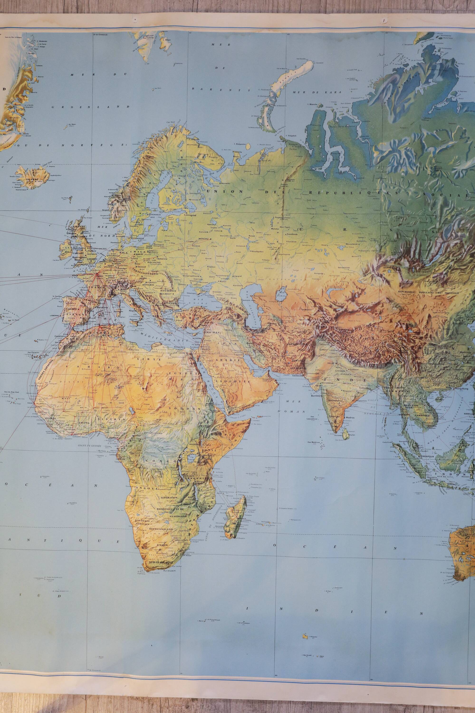 Air France world map