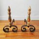 Paire de chenets vintage