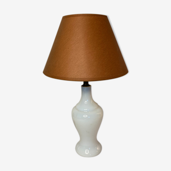 Old opaline foot table lamp lampshade XXth