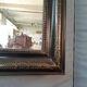 Miroir Louis Philippe noir et doré 99X72