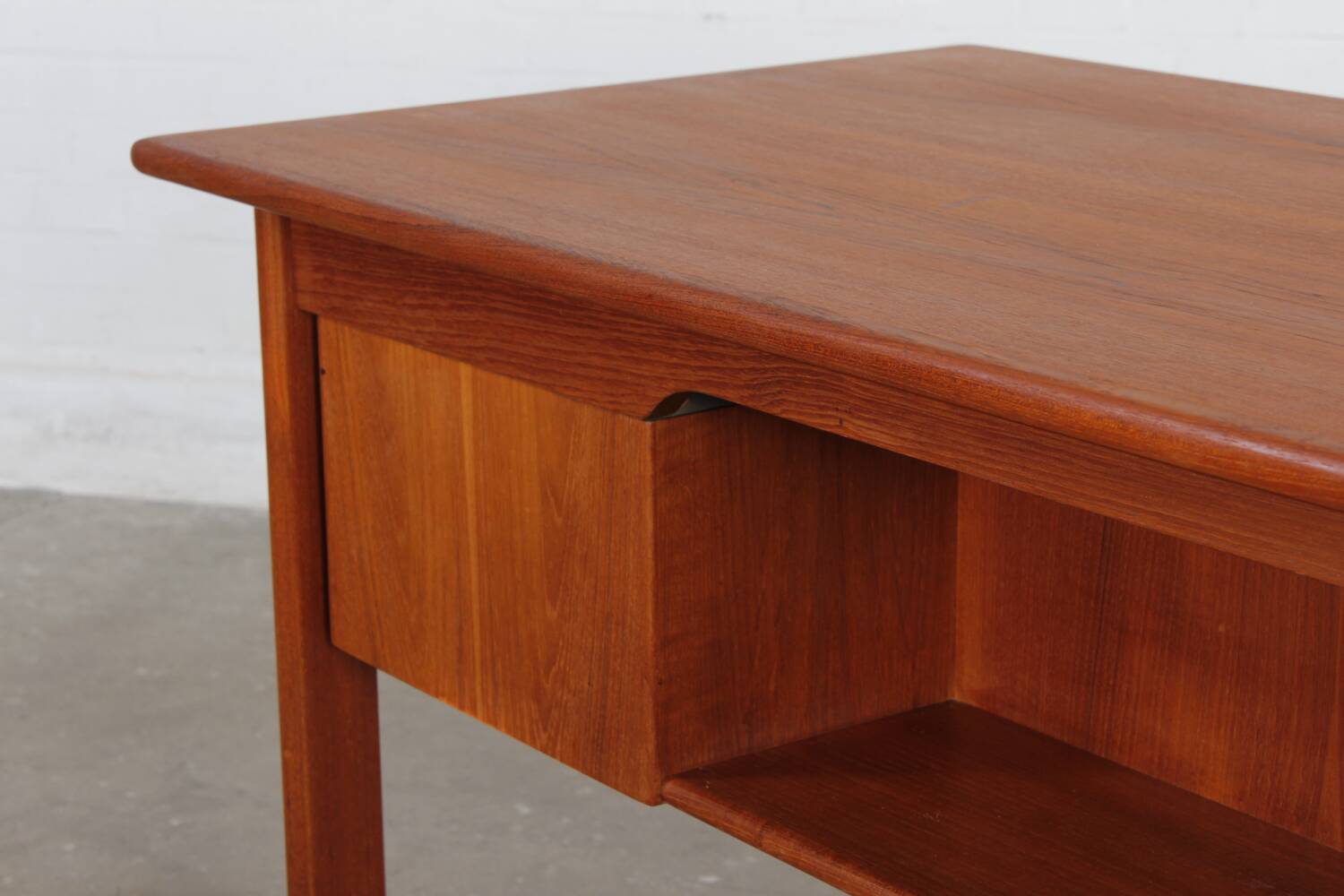Vintage Teak Schreibtisch Desk Mid Century Danish Design 60er