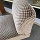 Vintage 70s geometric patterned armchair