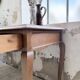 Console bureau en chêne 1960
