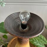 Brutalist designer ceramic lamp