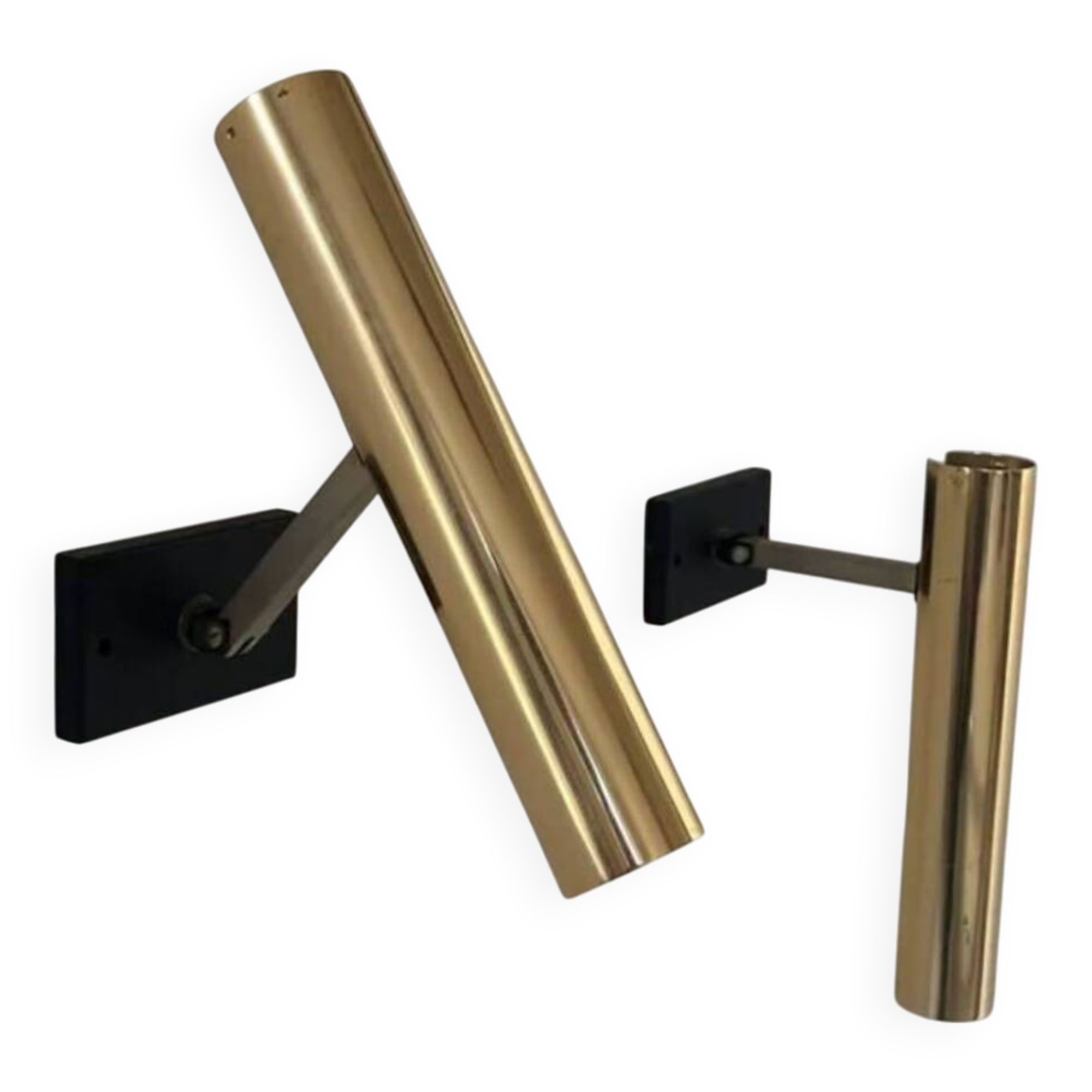 Pair of modernist wall lights