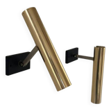 Pair of modernist wall lights