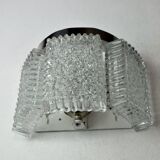 Wall lamp by Kaiser Leuchten in frosted glass Germany 1960