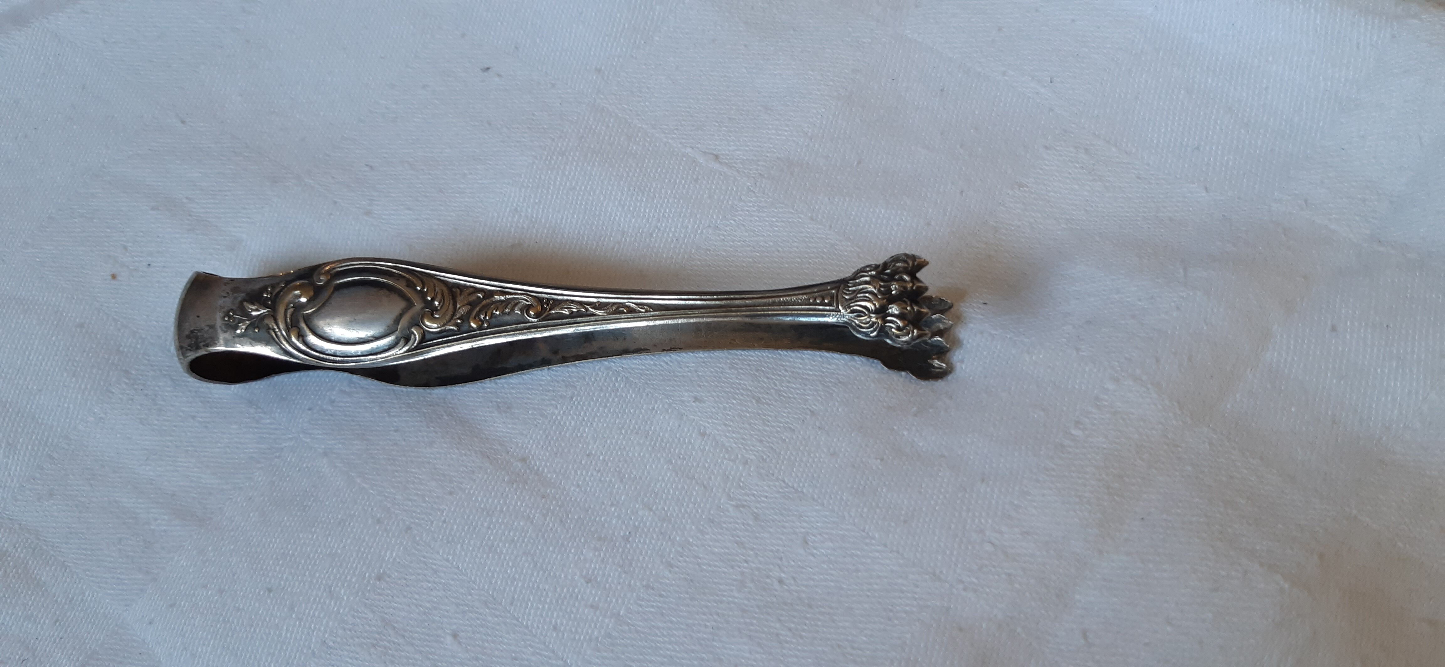 Art Nouveau sugar tongs