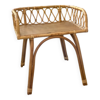 Rattan coffee table