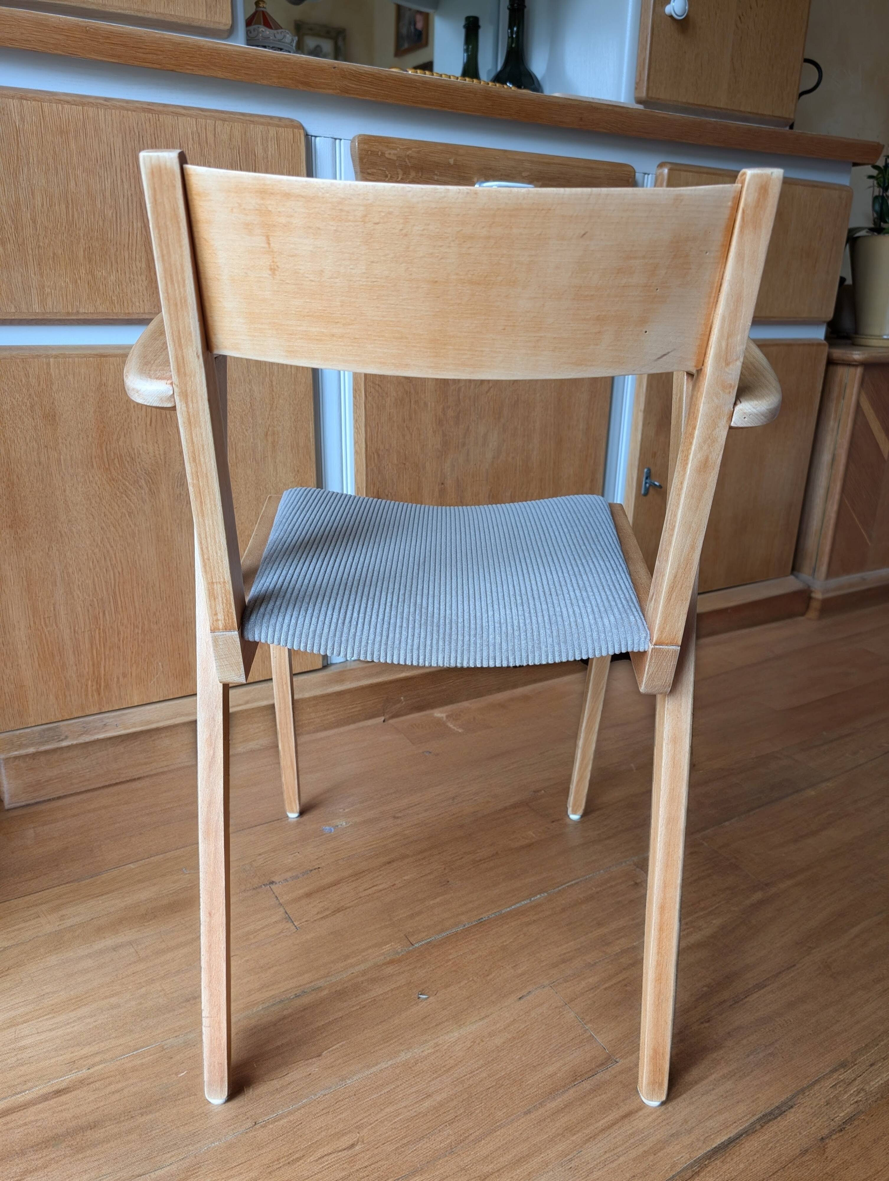 Vintage bridge armchairs