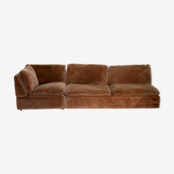 Canapé chauffeuse Ligne Roset 1970 convertible