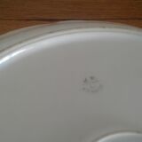 Refreshing porcelain pie dish, Limoges Jean Pouyat