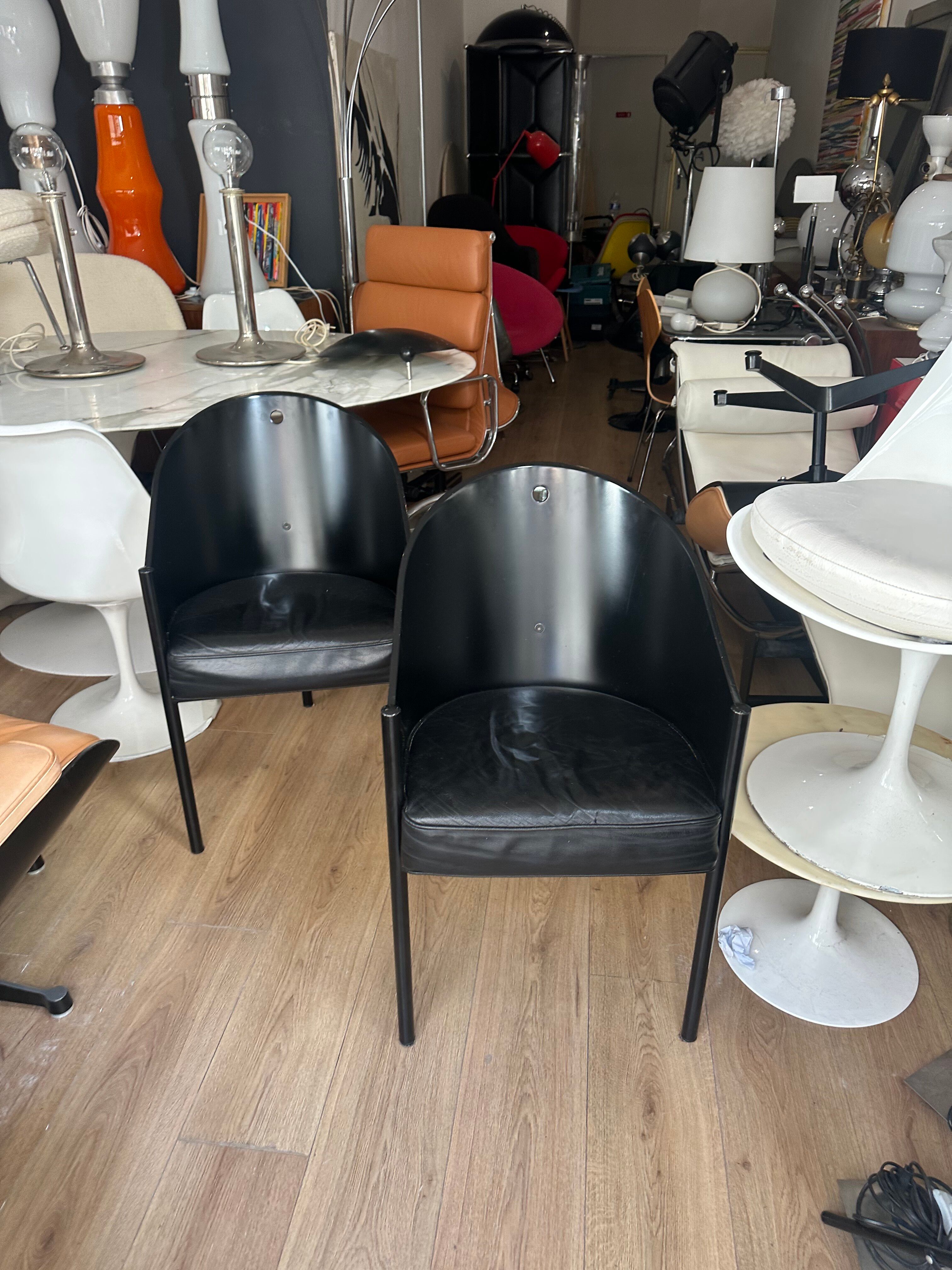 Paire de fauteuil Starck modèle Coste pour Aleph 1983