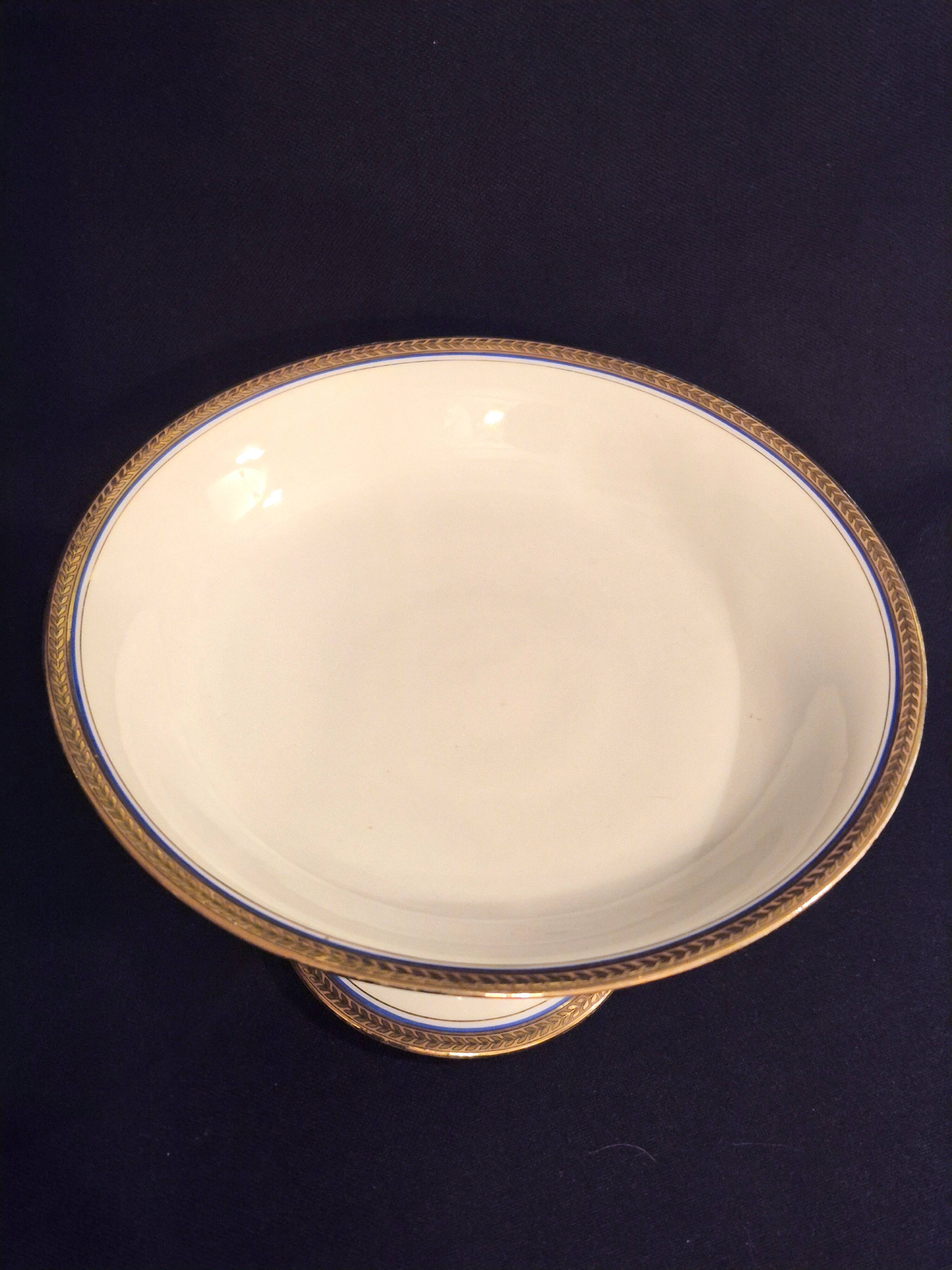 Limoges porcelain compote A303