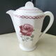 Old coffee maker, pourer in half porcelain of Badonviller