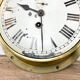Antique brass navy ship clock