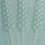 Art Deco pendant light in molded blue glass – 1930s