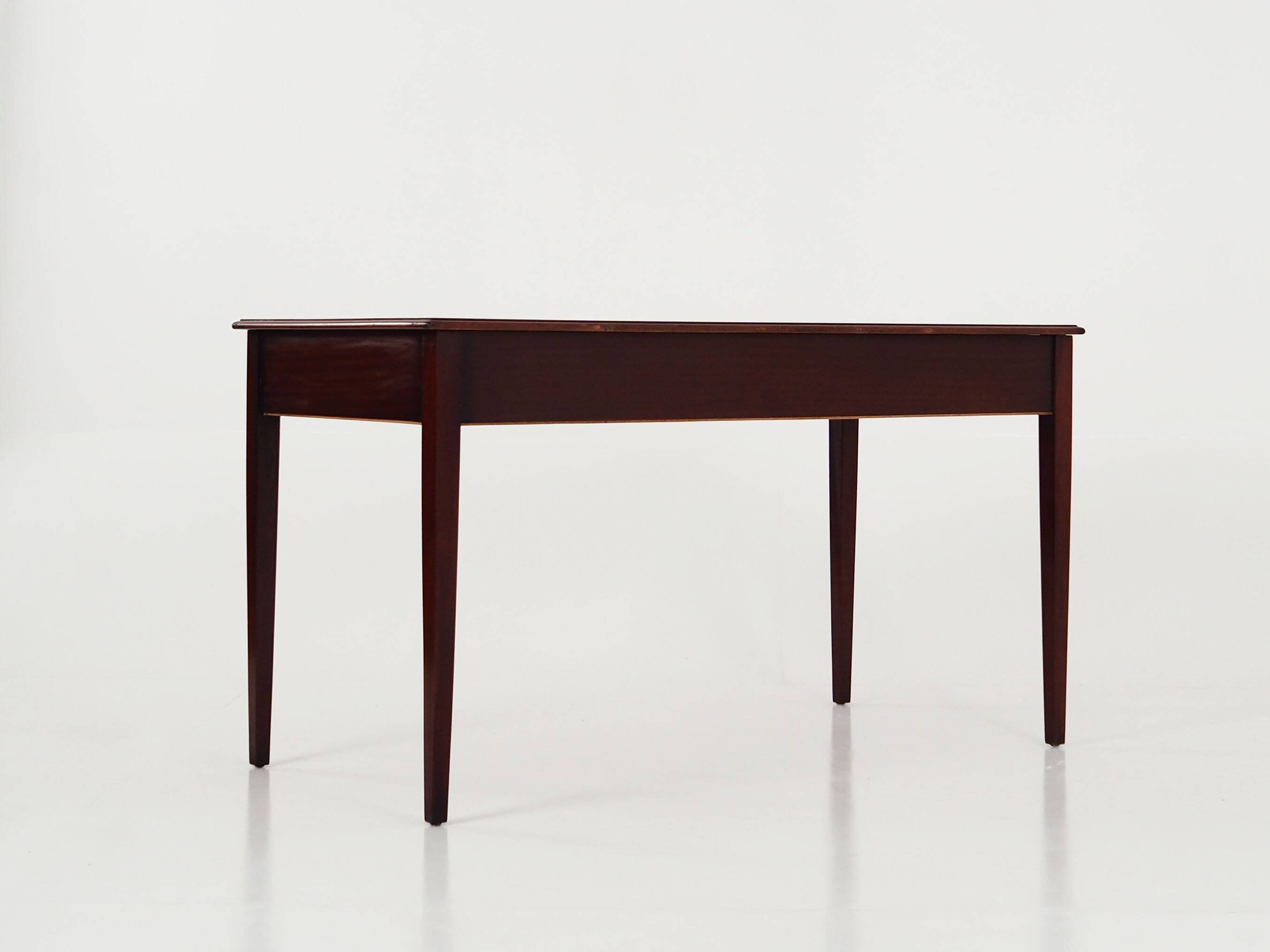 Mahogany desk, Danish design, 1970s, production: Denmark