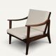 Scandinavian lounge chair in solid teak, 1960s