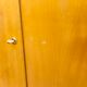 Scandinavian wardrobe 1960 honey color 4 doors L 205 cm