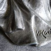 Art nouveau letter holder by Elsie Ward Hering