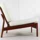 Komfort lounge chair 'Nimtofte' - White - danish design mid century modern