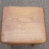 Vintage solid oak stool