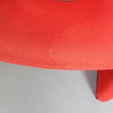 Pierre Paulin Set of 2 F598 Groovy Armchairs for Artifort New Upholstery, 1972