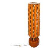 Lampadaire géant Flower Power en céramique orange