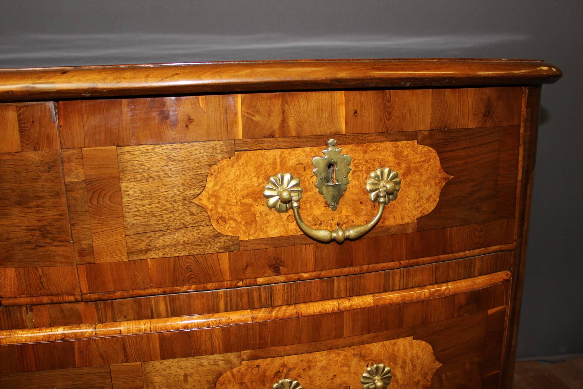 Louis XIV commode in 18th-century marquetry