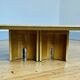 Coffee table by Giovanni OFFREDI (1927-2007) for Saporiti in burl wood.