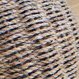 Woven rattan pendant light - H38cm