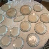 Vintage ceramic 12 plates and 3 plates