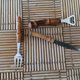Bamboo cutlery set