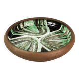 Duża, ceramiczna patera- misa Mid Century, Dania, lata 60.